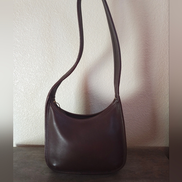 Coach Ergo Mini Zip Bag 9020 Brown Leather - Picture 1 of 9